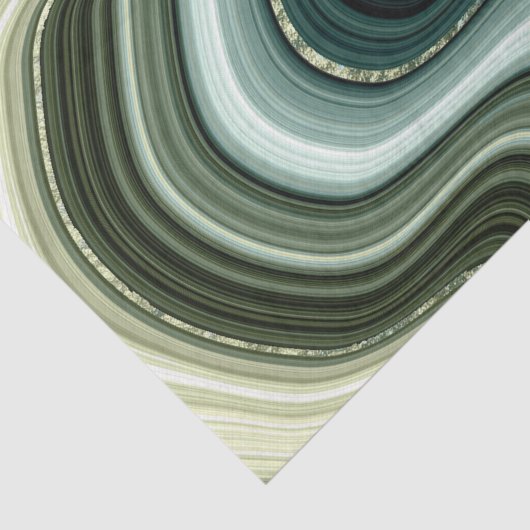石のフェイク抽象芸術緑と青のアーストーン 薄葉紙 (詳細)