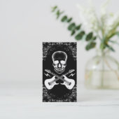 石のプロフィールカード 名刺 (スタンド正面)