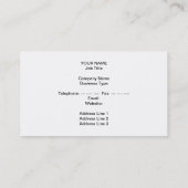 石のプール 名刺 (裏面)