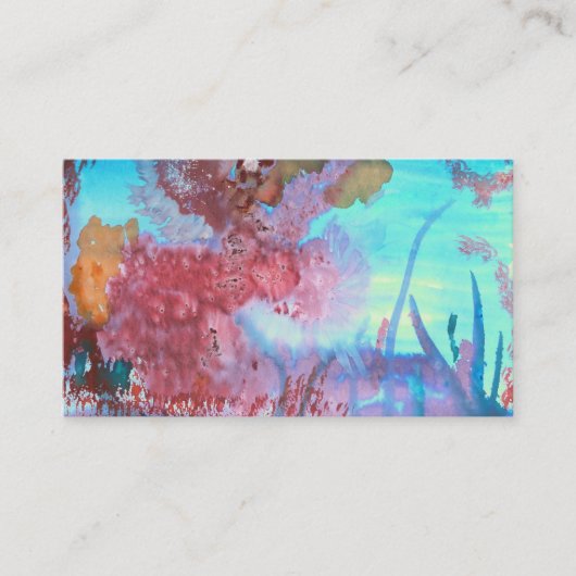 石のプール 名刺 (正面)