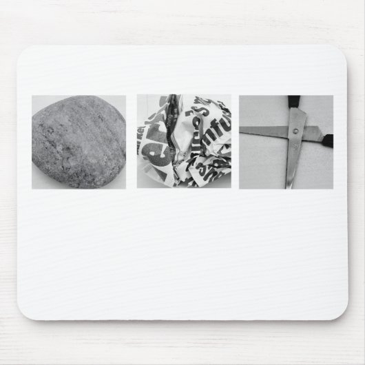 石のペーパーはさみのマウスパッド マウスパッド (正面)