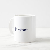石のペーパー散弾銃 コーヒーマグカップ (正面左)