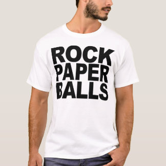 石のペーパー球 Tシャツ