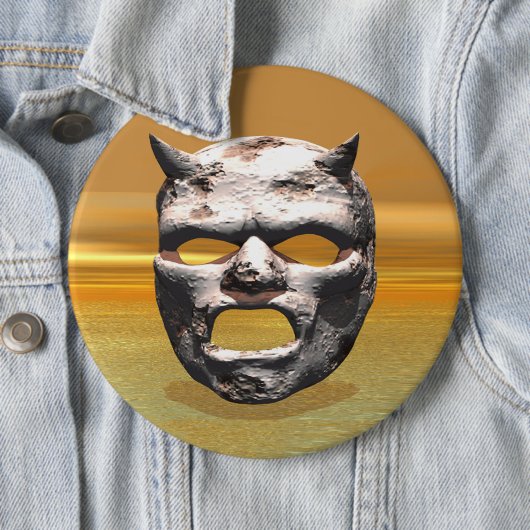石のマスク 缶バッジ (インサイチュ)