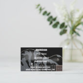 石のミュージシャン 名刺 (スタンド正面)