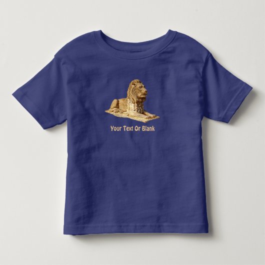 石のライオン トドラーTシャツ (正面)