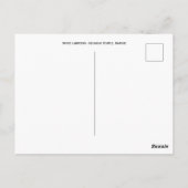 石のランタン：松江の霊照寺、日本 ポストカード (裏面)