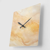 石のルックキッチンウォールクロック土音 スクエア壁時計 (傾斜)