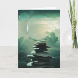 石の上の泡 カード