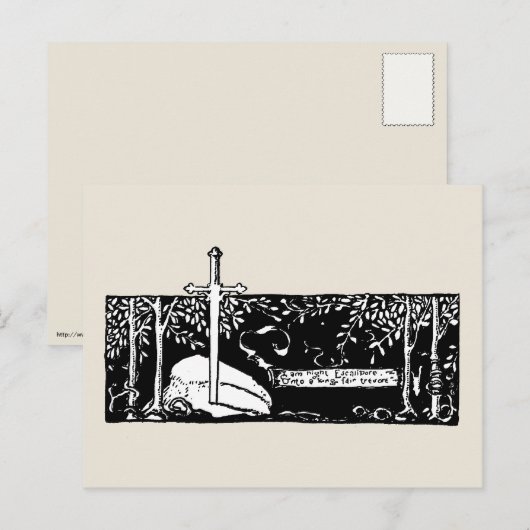 石の中の剣 ポストカード (正面/裏面)