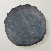 石の人洞窟(灰色) ラウンドクッション (裏面)