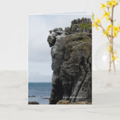 石の保護者 カード (黄色い花)