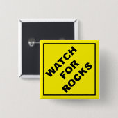 石の印のために見て下さい 缶バッジ (正面&裏面)