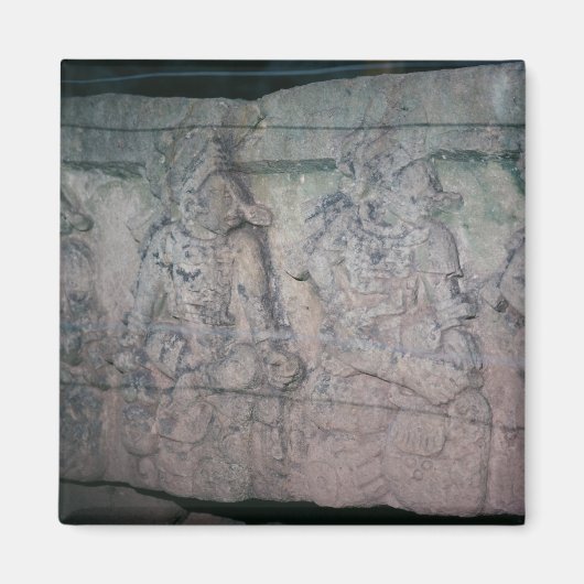 石の古代マヤ遺跡コパンホンジュラス マグネット (正面)