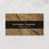 石の名刺 名刺 (正面)