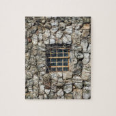 石の壁の窓 ジグソーパズル (縦)