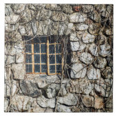 石の壁の窓 タイル (正面)