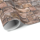 石の壁 ラッピングペーパー (ロールコーナー)