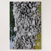 石の壁Inisheerアラン諸島ゴールウェイアイルランド。 ジグソーパズル (縦)