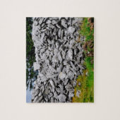 石の壁Inisheerアラン諸島ゴールウェイアイルランド。 ジグソーパズル (縦)