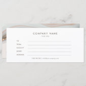 石の大理石瑪瑙ギフト証明書 (正面/裏面)