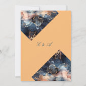 石の大理石瑪瑙 招待状 (裏面)