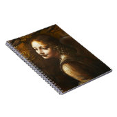 石の天使のノートのDa Vinciのヴァージン ノートブック (右側)