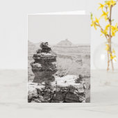 石の寺院 カード (黄色い花)