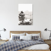 石の寺院 キャンバスプリント (インサイチュ (寝室))