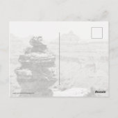 石の寺院 ポストカード (裏面)