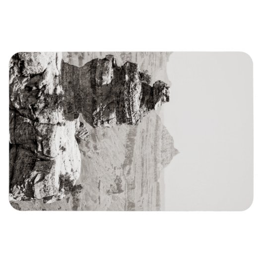 石の寺院 マグネット (横)