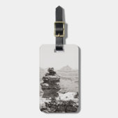 石の寺院 ラゲッジタグ (正面縦)