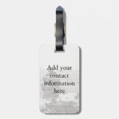 石の寺院 ラゲッジタグ (裏面縦)