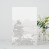 石の寺院 便箋 (スタンド正面)