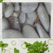 石の小石 キッチンタオル (折り畳み)