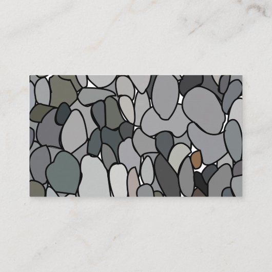 石の小石 名刺 (裏面)