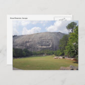 石の山の彫刻石の山グルジア3 ポストカード (正面/裏面)