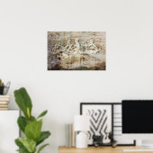 石の山の彫刻，ジョージア ポスター (ホームオフィス)