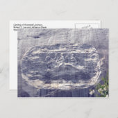 石の山の彫刻、石の山ジョージア1 ポストカード (正面/裏面)