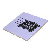 石の島の鉄道速度のロゴ タイル (側面)