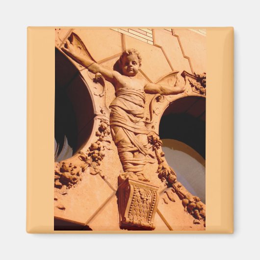 石の市民 – 花崗岩のベビーの揺れる服 マグネット (正面)