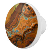 石の幾何学の抽象芸術の自然な芸術 セラミックノブ (右)