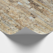 石の幾何学的パターン ラッピングペーパー (角)