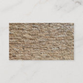 石の幾何学的パターン 名刺 (裏面)