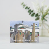 石の彫刻 ポストカード (スタンド正面)