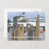 石の彫刻 ポストカード (正面/裏面)