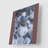 石の柱 スクエア壁時計 (傾斜)