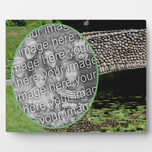 石の橋リリパド自然自分の写真を追加 フォトプラーク (正面)