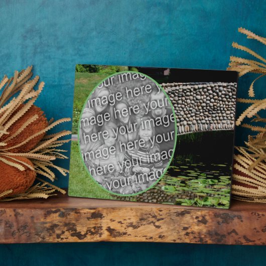 石の橋リリパド自然自分の写真を追加 フォトプラーク (側面)