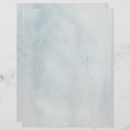 石の水彩画の便箋 (正面/裏面)